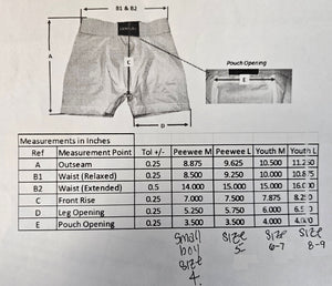 Gear - Pee Wee/ Youth Boxer Brief with Cup