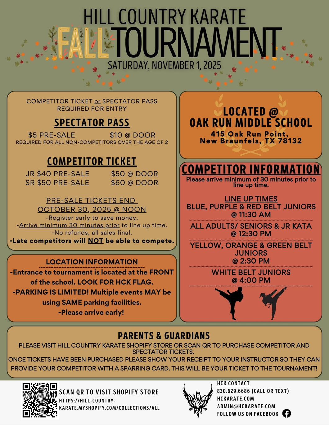 .HCK FALL TOURNAMENT (11/1/25)